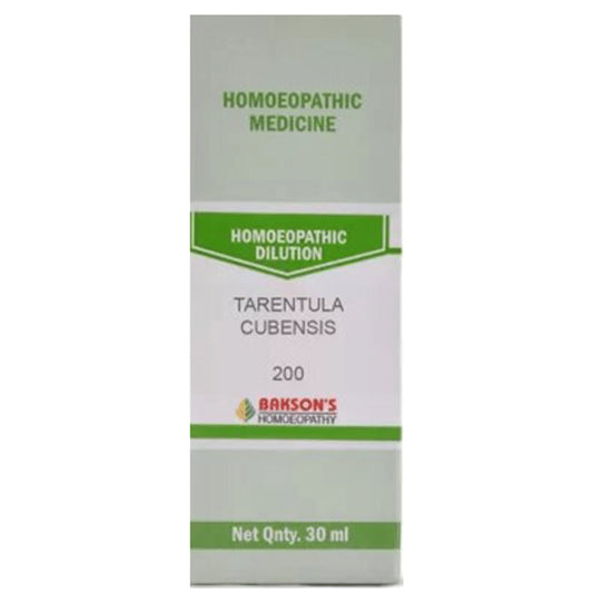 Bakson's Homeopathy Tarentula Cubensis Dilution 200 - Classic Derma