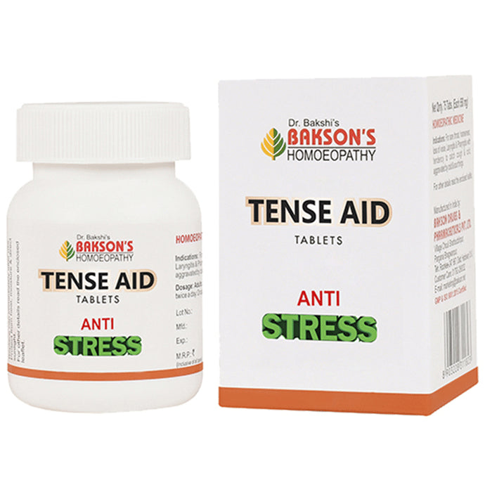 Bakson's Homeopathy Tense Aid Tablet - Classic Derma