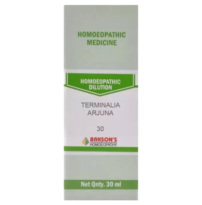 Bakson's Homeopathy Terminalia Arjuna Dilution 30 - Classic Derma