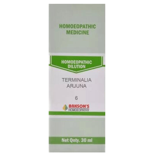 Bakson's Homeopathy Terminalia Arjuna Dilution 6 - Classic Derma
