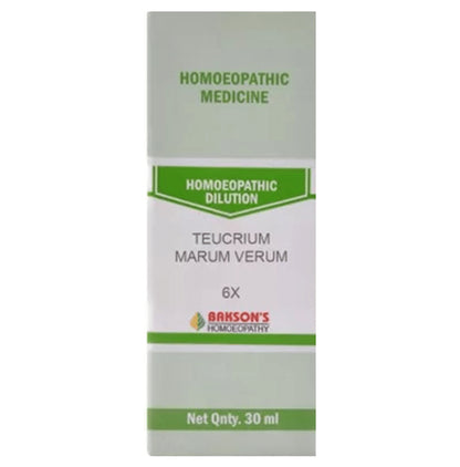 Bakson's Homeopathy Teucrium Marum Verum Dilution 6X - Classic Derma