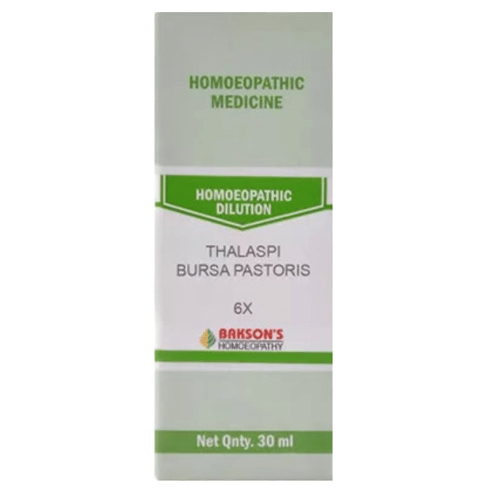 Bakson's Homeopathy Thalaspi Bursa Pastoris Dilution 6X - Classic Derma