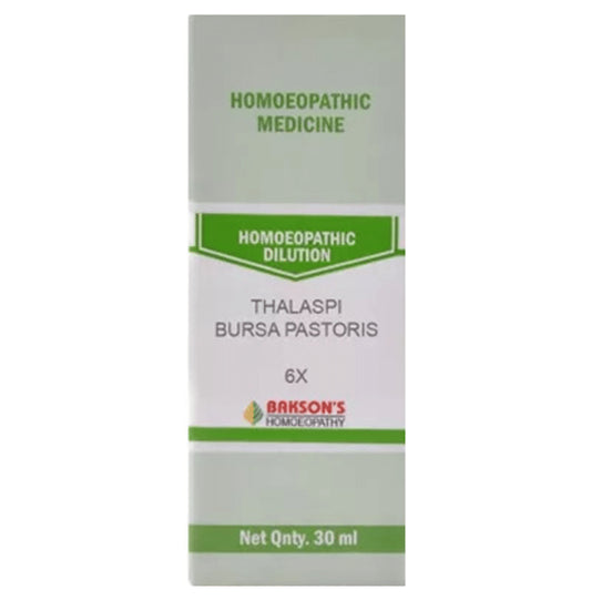 Bakson's Homeopathy Thalaspi Bursa Pastoris Dilution 6X - Classic Derma