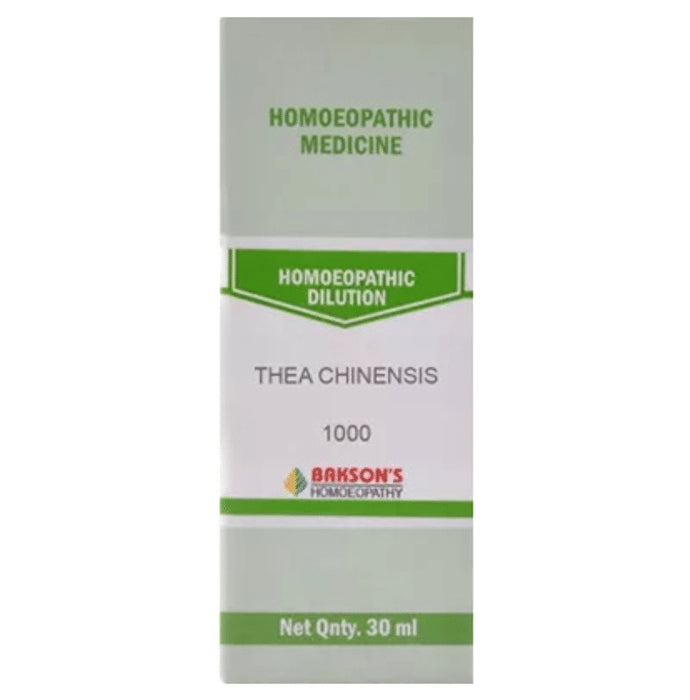 Bakson's Homeopathy Thea Chinensis Dilution 1000 CH - Classic Derma