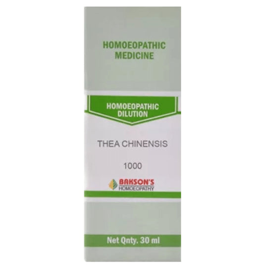 Bakson's Homeopathy Thea Chinensis Dilution 1000 CH - Classic Derma