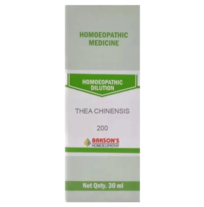 Bakson's Homeopathy Thea Chinensis Dilution 200 - Classic Derma