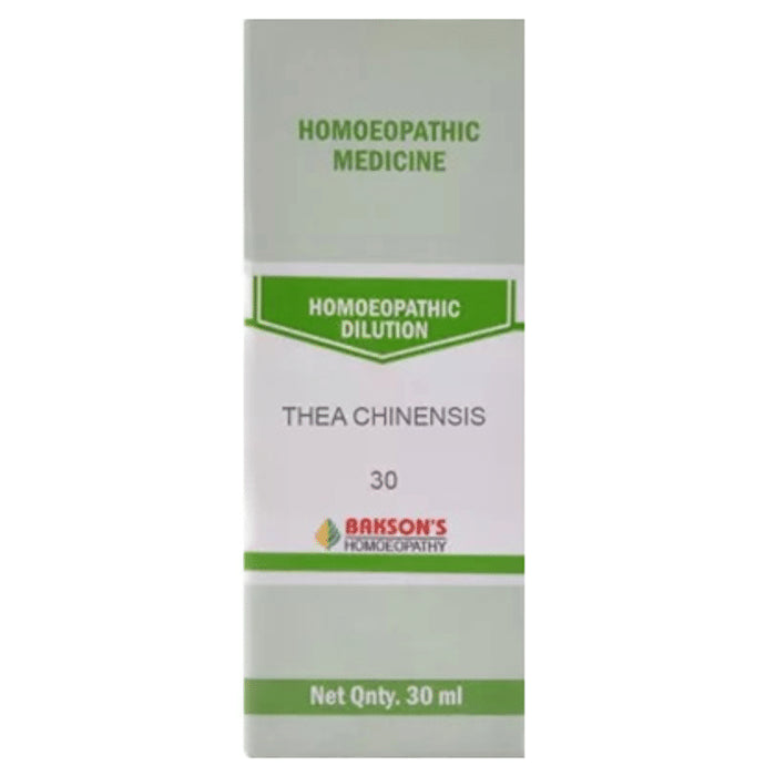Bakson's Homeopathy Thea Chinensis Dilution 30 - Classic Derma