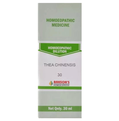 Bakson's Homeopathy Thea Chinensis Dilution 30 - Classic Derma