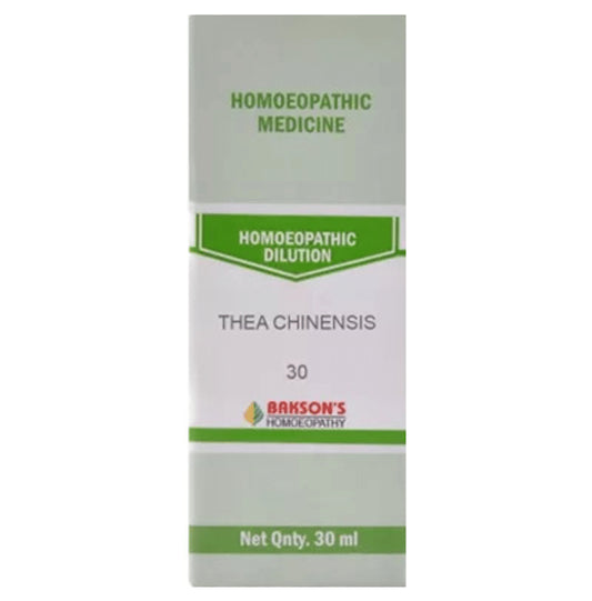 Bakson's Homeopathy Thea Chinensis Dilution 30 - Classic Derma