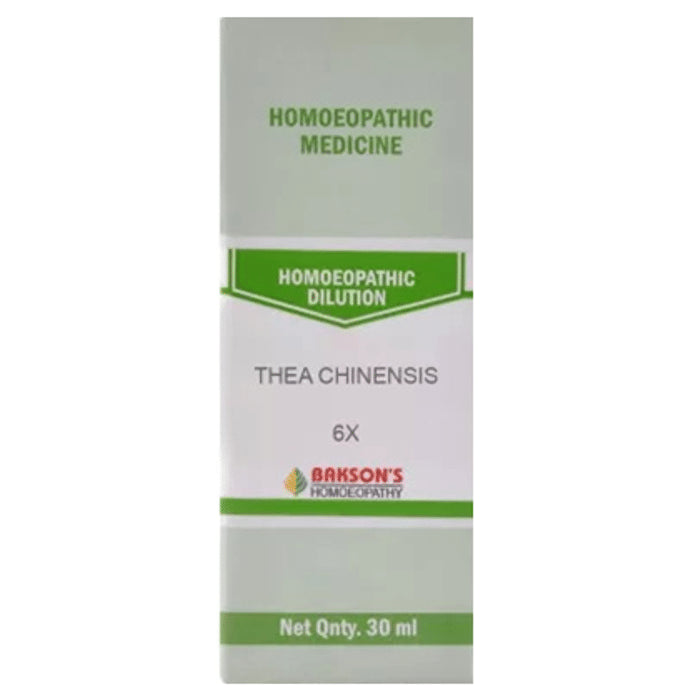 Bakson's Homeopathy Thea Chinensis Dilution 6X - Classic Derma