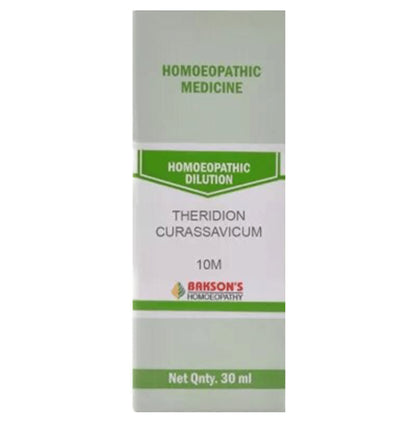 Bakson's Homeopathy Theridion Curassavicum Dilution 10M - Classic Derma
