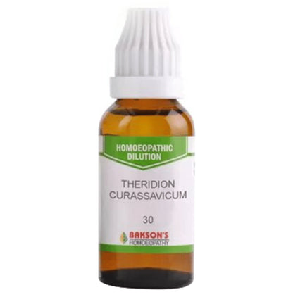 Bakson's Homeopathy Theridion Curassavicum Dilution 30
