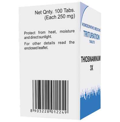 Bakson's Homeopathy Thiosinaminum Trituration Tablet 3X