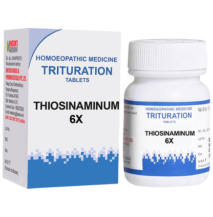 Bakson's Homeopathy Thiosinaminum Trituration Tablet 6X - Classic Derma