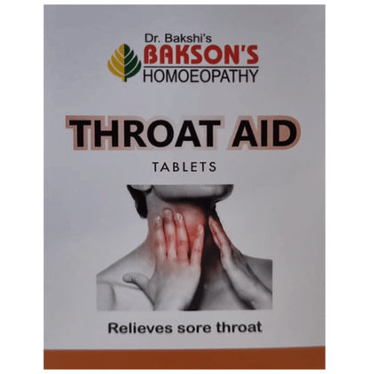 Bakson's Homeopathy Throat Aid Tablet - Classic Derma
