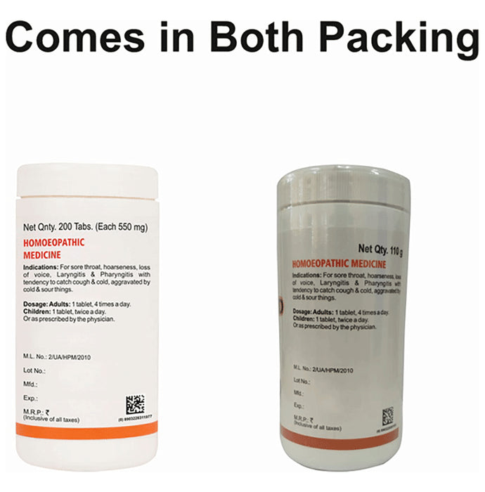 Bakson's Homeopathy Throat Aid Tablet