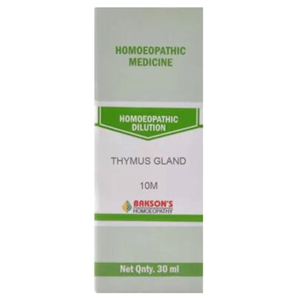 Bakson's Homeopathy Thymus Gland Dilution 10M - Classic Derma