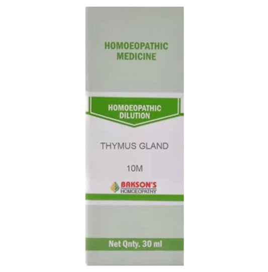 Bakson's Homeopathy Thymus Gland Dilution 10M - Classic Derma