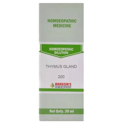 Bakson's Homeopathy Thymus Gland Dilution 200 - Classic Derma