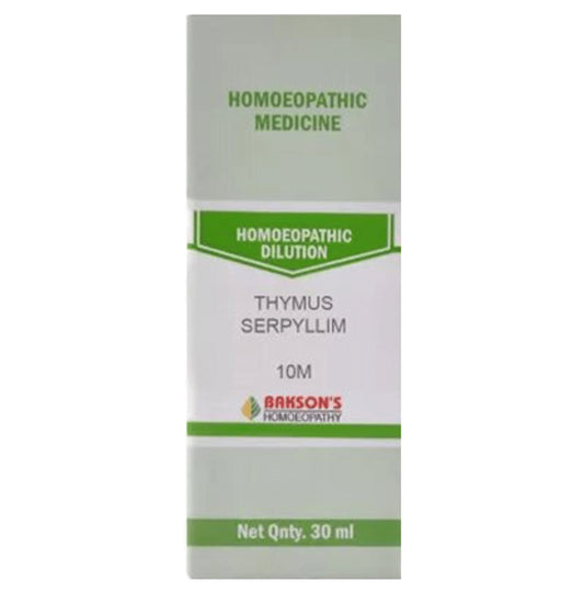 Bakson's Homeopathy Thymus Serpyllum Dilution 10M - Classic Derma