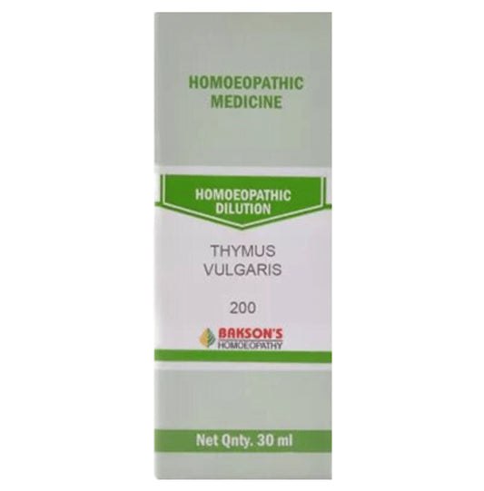 Bakson's Homeopathy Thymus Vulgaris Dilution 200 - Classic Derma