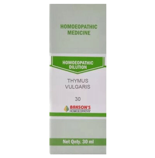 Bakson's Homeopathy Thymus Vulgaris Dilution 30 - Classic Derma