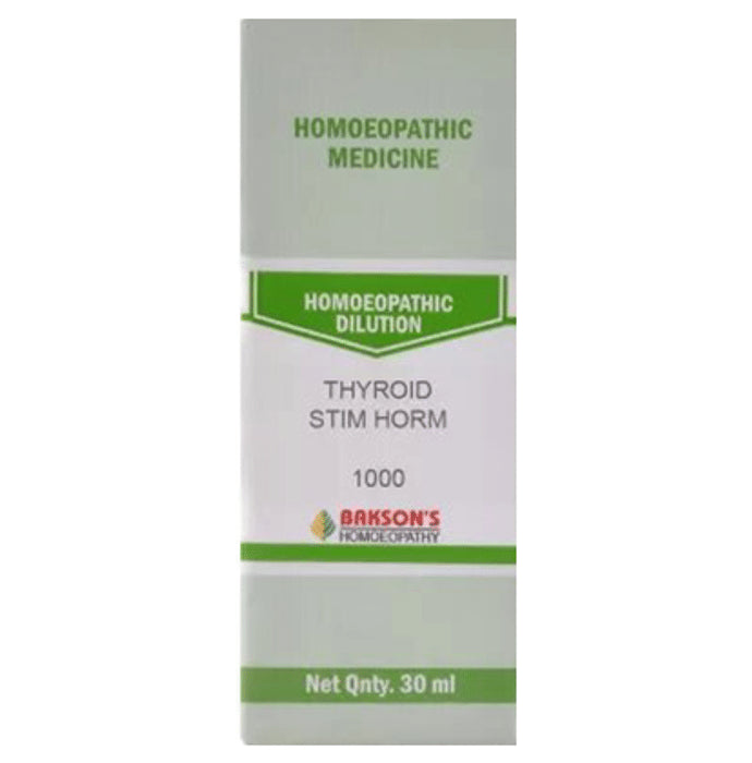 Bakson's Homeopathy Thyroid Stim Horm Dilution 1000 CH - Classic Derma
