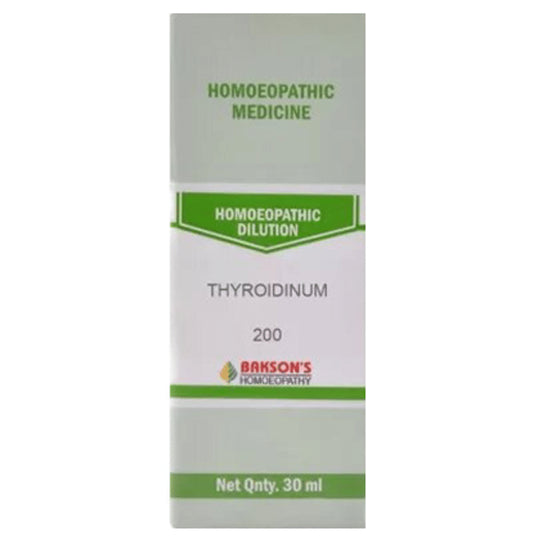 Bakson's Homeopathy Thyroidinum Dilution 1000 CH - Classic Derma