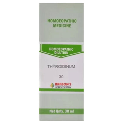 Bakson's Homeopathy Thyroidinum Dilution 30 CH - Classic Derma