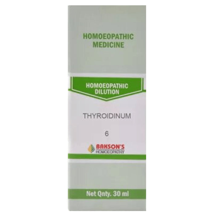Bakson's Homeopathy Thyroidinum Dilution 6 CH - Classic Derma