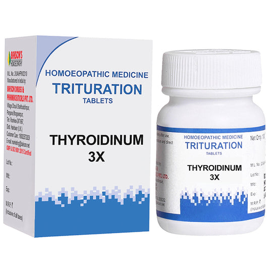 Bakson's Homeopathy Thyroidinum Trituration Tablet 3X - Classic Derma