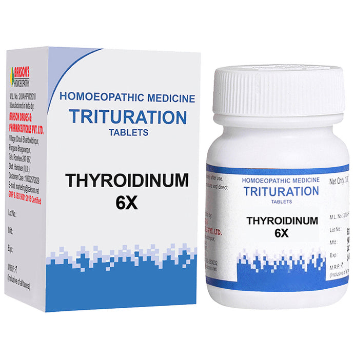 Bakson's Homeopathy Thyroidinum Trituration Tablet 6X - Classic Derma