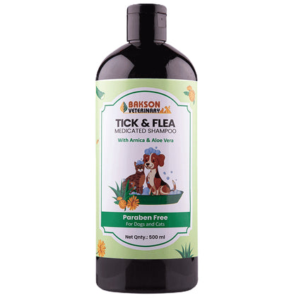 Bakson's Homeopathy Tick & Flea Shampoo - Classic Derma