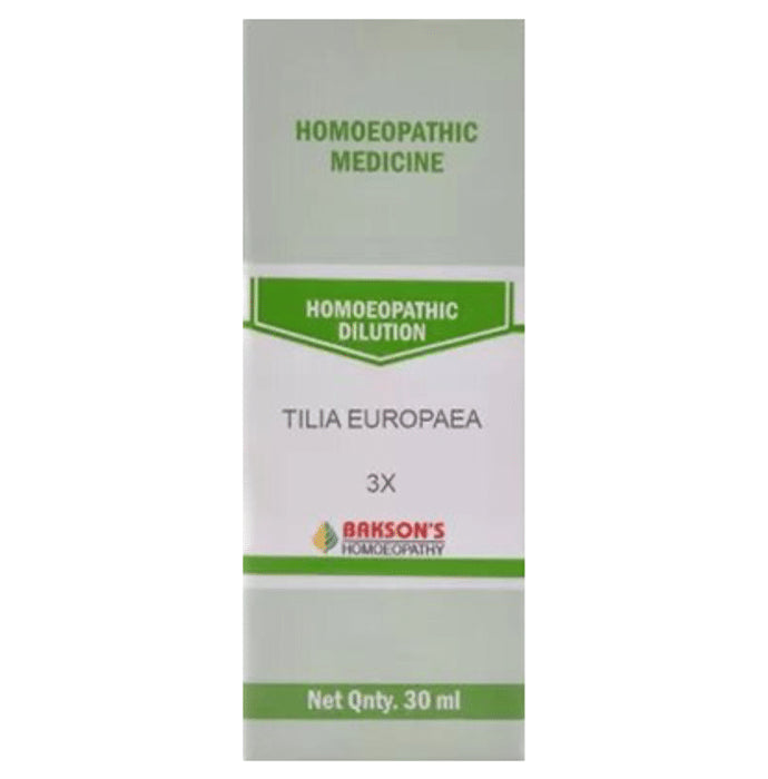 Bakson's Homeopathy Tilia Europaea Dilution 3X - Classic Derma