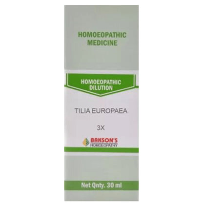 Bakson's Homeopathy Tilia Europaea Dilution 3X - Classic Derma