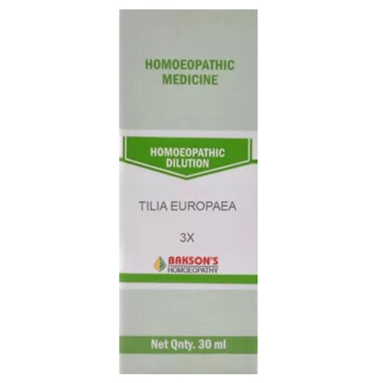 Bakson's Homeopathy Tilia Europaea Dilution 3X - Classic Derma