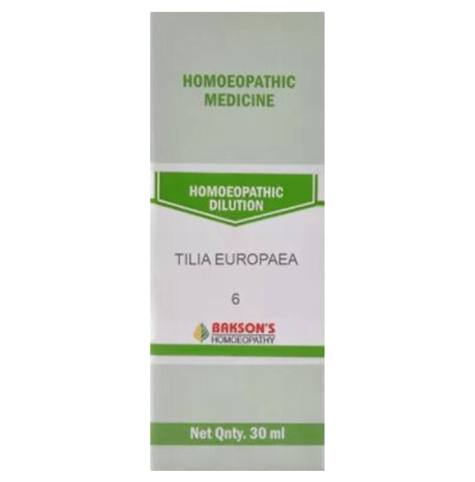 Bakson's Homeopathy Tilia Europaea Dilution 6 CH - Classic Derma