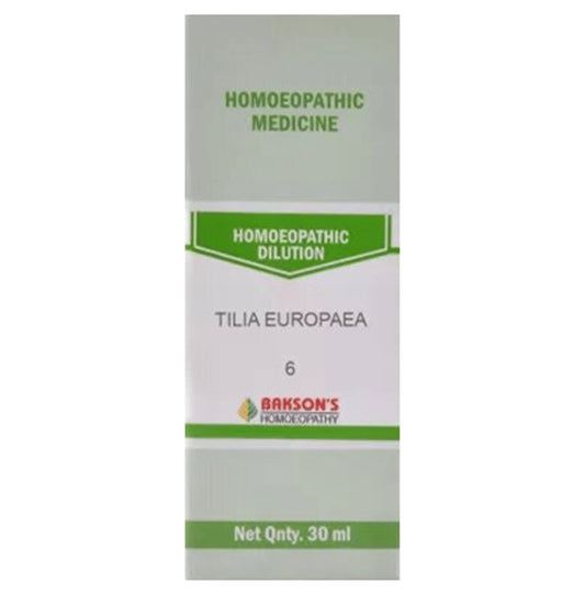 Bakson's Homeopathy Tilia Europaea Dilution 6 CH - Classic Derma