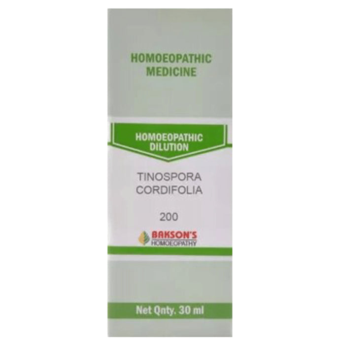 Bakson's Homeopathy Tinospora Cordifolia Dilution 200 - Classic Derma