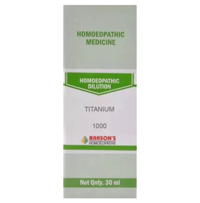Bakson's Homeopathy Titanium Dilution 1000 CH - Classic Derma