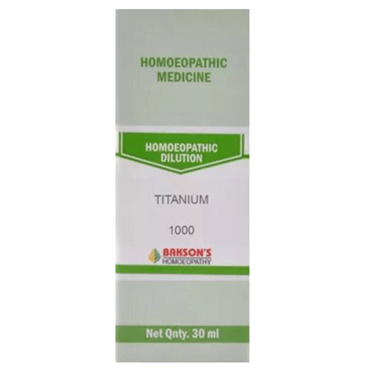 Bakson's Homeopathy Titanium Dilution 1000 CH - Classic Derma