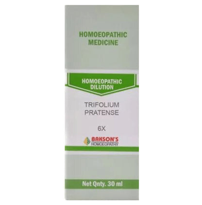 Bakson's Homeopathy Trifolium Pratense Dilution 6X - Classic Derma
