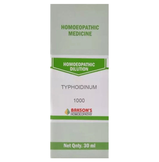 Bakson's Homeopathy Typhoidiunum Dilution 1000 CH - Classic Derma