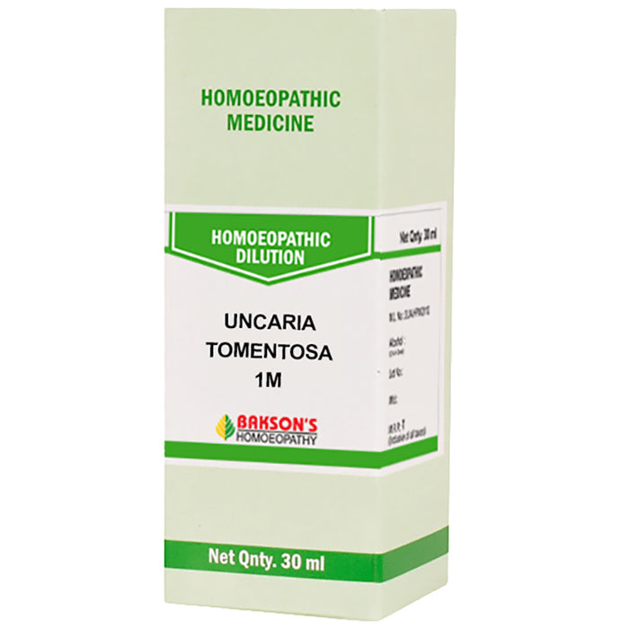 Bakson's Homeopathy Uncaria Tomentosa Dilution 1M - Classic Derma