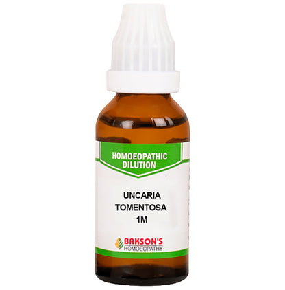 Bakson's Homeopathy Uncaria Tomentosa Dilution 1M