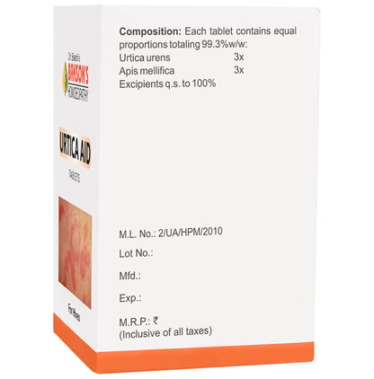 Bakson's Homeopathy Urtica Aid Tablet