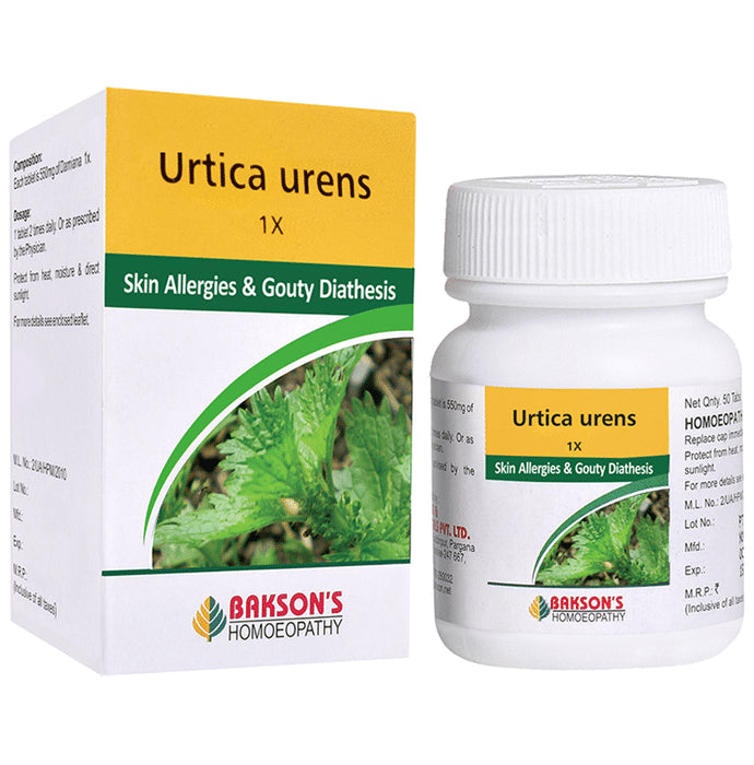Bakson's Homeopathy Urtica Urens 1X - Classic Derma
