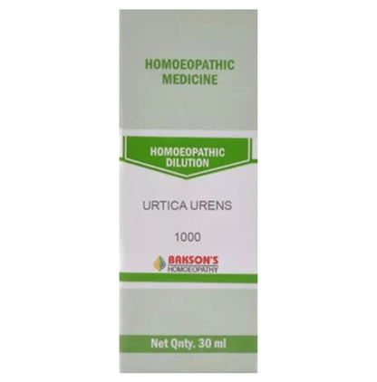 Bakson's Homeopathy Urtica Urens Dilution 1000 CH - Classic Derma