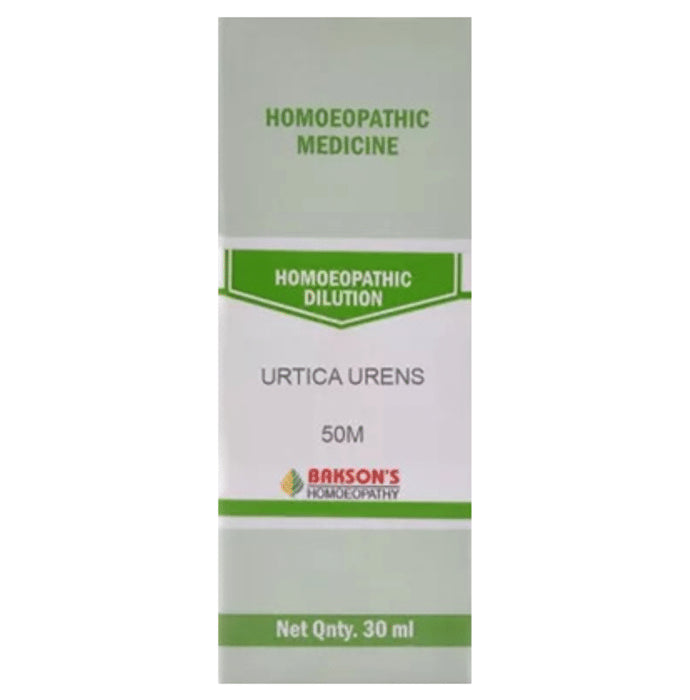 Bakson's Homeopathy Urtica Urens Dilution 50M - Classic Derma
