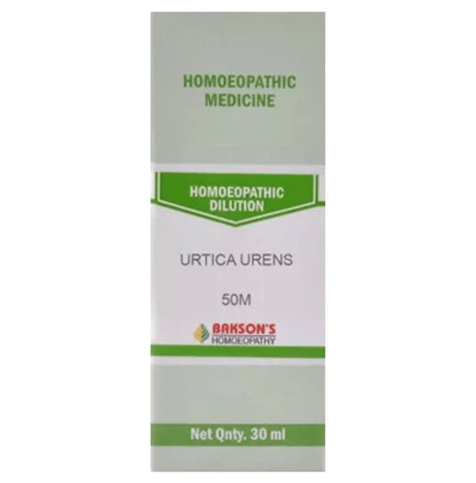 Bakson's Homeopathy Urtica Urens Dilution 50M - Classic Derma